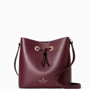 Kate Spade Sadie Bucket Bag Deep Berry
